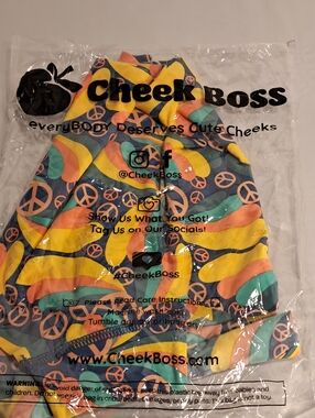 Cheek Boss Panties XL Peace print